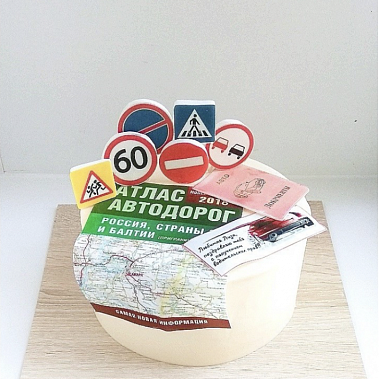 Торт "Покорительнице дорог" купить - салават.сладкоежкин.рф