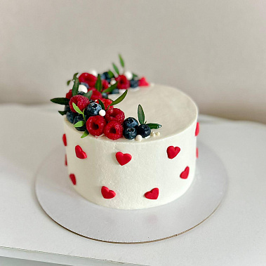 Торт в сердечках купить - салават.сладкоежкин.рф