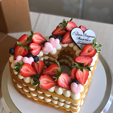 Торт «Сердце» купить - салават.сладкоежкин.рф