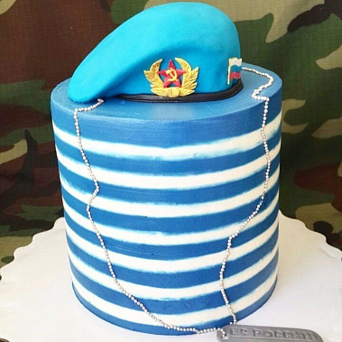 Торт "ВДВ Тельняшка" купить - салават.сладкоежкин.рф