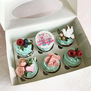 Капкейки "Любимой прабабушке" купить - салават.сладкоежкин.рф