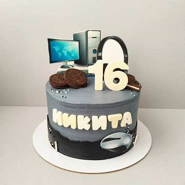 Торт "Компьютер" купить - салават.сладкоежкин.рф