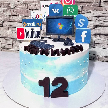 Торт "Соц-сети" купить - салават.сладкоежкин.рф