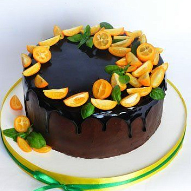 Торт глазурь с дольками купить - салават.сладкоежкин.рф