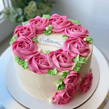 "Розовый венок" купить - салават.сладкоежкин.рф